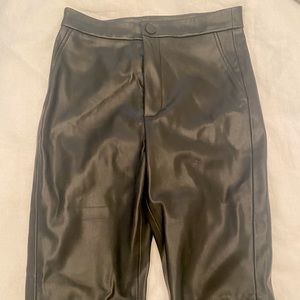 BRAND NEW: ZARA leather pants